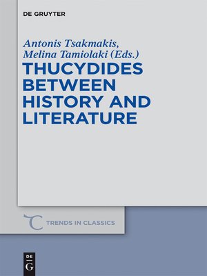 cover image of Thucydides Between History and Literature